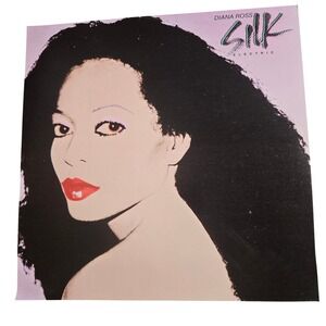 Diana Ross Silk Electric 12x12 Flat Promo Poster Vintage 1980s Andy Warhol